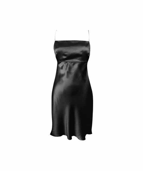 NAOMI SILK-SATIN MINI DRESS